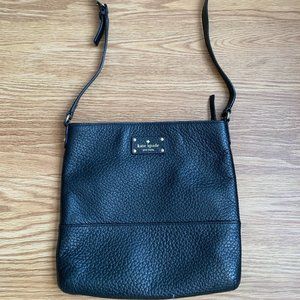 Kate Spade Black Textured Crossbody Bag